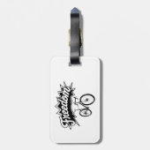 Étiquette À Bagage Les vélos sont la liberté (Dos Vertical)