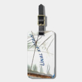 Étiquette À Bagage Les Voiles Ventées De L'Art Acrylique Unal Kaptan (Devant Vertical)