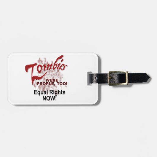 Étiquette À Bagage les zombies étaient aussi des gens (Devant horizontal)