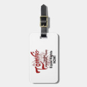 Étiquette À Bagage les zombies étaient aussi des gens (Devant Vertical)