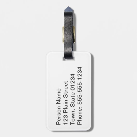 Étiquette À Bagage L'Espagne (Dos Vertical)