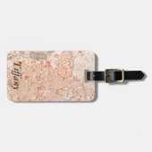 Étiquette À Bagage L'Espagne : Carte de Madrid, C1920 (Devant horizontal)