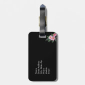 Étiquette À Bagage L'Esprit Aloha me rappelle à Maui (Dos Vertical)