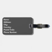 Étiquette À Bagage Let the adventure begin (Dos horizontal)