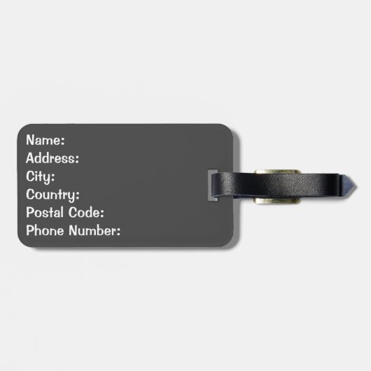 Étiquette À Bagage Let the adventure begin (Dos horizontal)