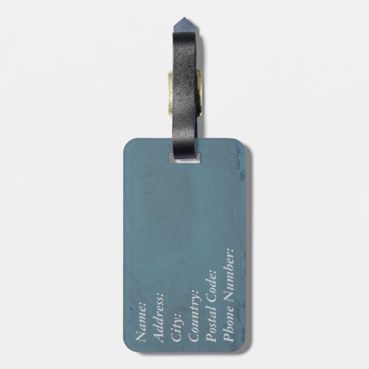 Étiquette À Bagage Let the adventure begin (Dos Vertical)