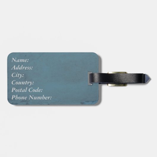 Étiquette À Bagage Let the adventure begin (Dos horizontal)