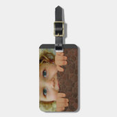 Étiquette À Bagage L'étiquette customisée de bagage ajoutent votre (Devant Vertical)