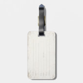 Étiquette À Bagage L'étiquette de bagage avec le drapeau sale (Dos Vertical)