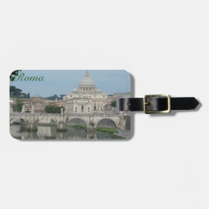 Étiquette À Bagage L'étiquette de bagage de Roma personnalisent