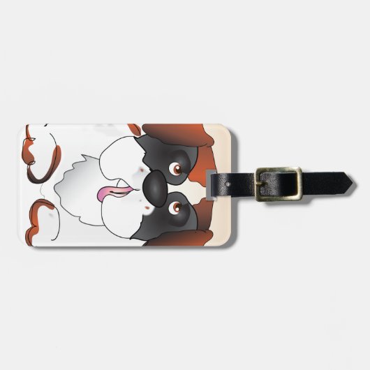 Étiquette À Bagage L'étiquette de bagage de St Bernard (Devant horizontal)