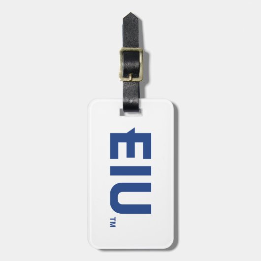 Étiquette À Bagage LETTRE bloc EIU (Devant Vertical)
