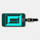 ÉTIQUETTE À BAGAGE LETTRE INITIALE MOMOGRAPHIQUE O (Devant horizontal)