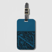 Étiquette À Bagage LETTRE MONOGRAPHIQUE ALGRAPHIQUE Z Balise bagage (Devant Vertical)