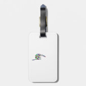 Étiquette À Bagage Lettre 'YOD' (Dos Vertical)