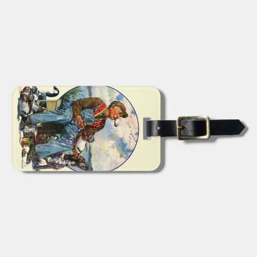 Étiquette À Bagage Leurres (Devant horizontal)