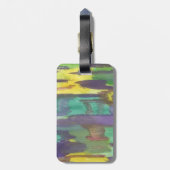 Étiquette À Bagage Levée Abstraite (Dos Vertical)