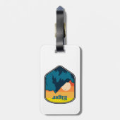 Étiquette À Bagage Lever du soleil de l'Eiger (Dos Vertical)