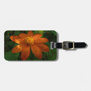 Étiquette À Bagage Lever du soleil sur le tournesol mexicain Orange F