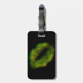 Étiquette À Bagage Lèvres d'art Abstrait moderne #13 (Dos Vertical)