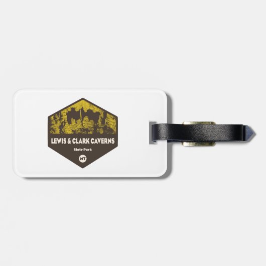 Étiquette À Bagage Lewis et Clark Caverns State Park Montana (Dos horizontal)