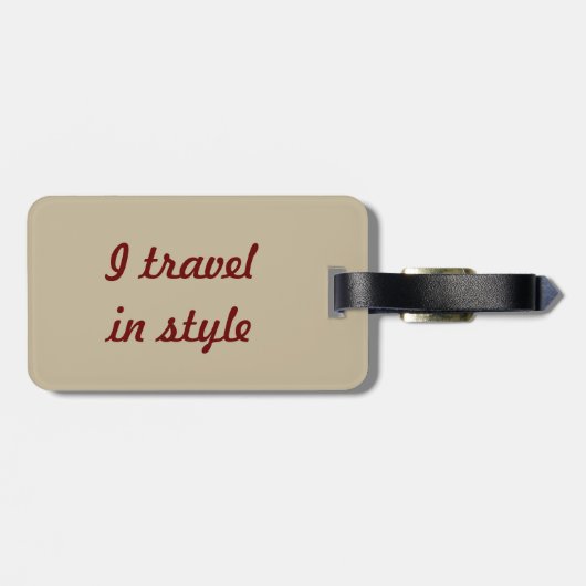 Étiquette À Bagage L'express d'orient (Dos horizontal)