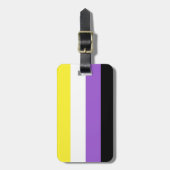 ÉTIQUETTE À BAGAGE LGBT (Devant Vertical)