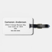 ÉTIQUETTE À BAGAGE LGBT (Dos horizontal)