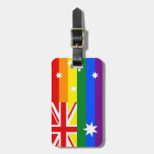 Étiquette À Bagage LGBT Australie (Devant Vertical)