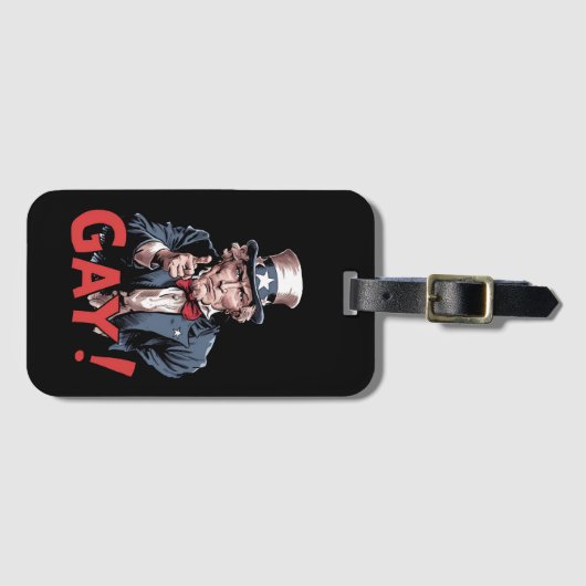 Étiquette À Bagage LGBT Gay Ally Pride Mois drôle (Devant Horizontal)