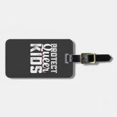 Étiquette À Bagage LGBT Pride protéger les enfants queer (Devant horizontal)