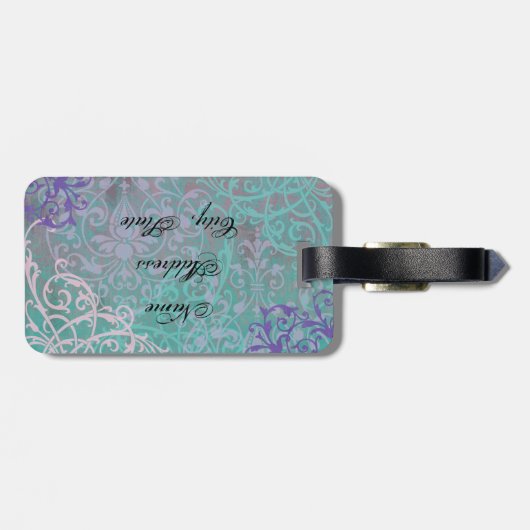 Étiquette À Bagage Lhasa élégante Apso (Dos horizontal)