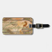 Étiquette À Bagage L'heure du jour, Contemplation du soir, 1899 (Devant horizontal)