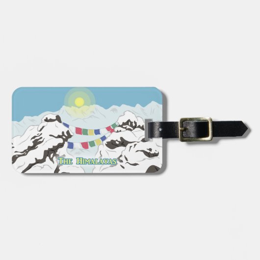 Étiquette À Bagage L'Himalaya (Devant horizontal)