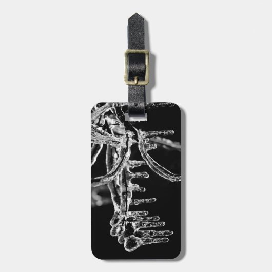 Étiquette À Bagage l'hiver (Devant Vertical)