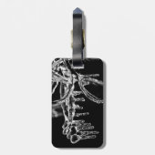 Étiquette À Bagage l'hiver (Dos Vertical)