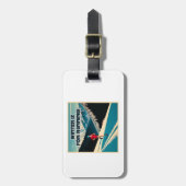 Étiquette À Bagage L'Hiver Est Pour La Course (Devant Vertical)