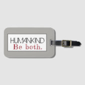 Étiquette À Bagage L'Humanité Soit Citée À La Fois (Devant Horizontal)