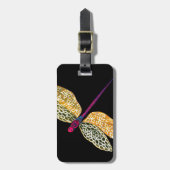 Étiquette À Bagage Libellule (Devant Vertical)