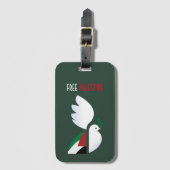 Étiquette À Bagage Libérer la Palestine (Devant Vertical)