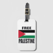 Étiquette À Bagage Libérez la Palestine (Devant Vertical)