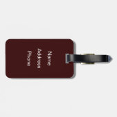 Étiquette À Bagage Liberté de culte (Dos horizontal)