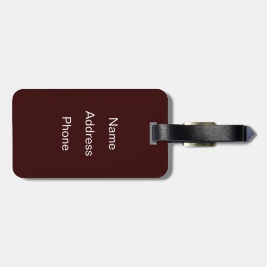 Étiquette À Bagage Liberté de culte (Dos horizontal)