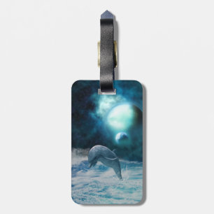Étiquette À Bagage Liberté Des Dauphins
