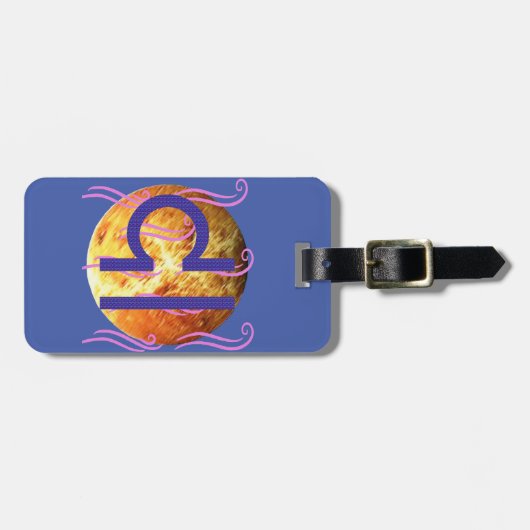 Étiquette À Bagage Libra (Devant horizontal)