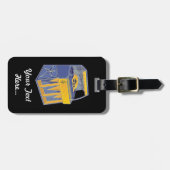 Étiquette À Bagage Librairie rétro (Devant horizontal)