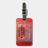 Étiquette À Bagage Licence Kalimba (Devant Vertical)