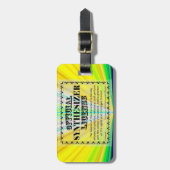 Étiquette À Bagage Licence Synthesizer (Devant Vertical)