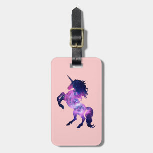Étiquette À Bagage Licorne de l'espace