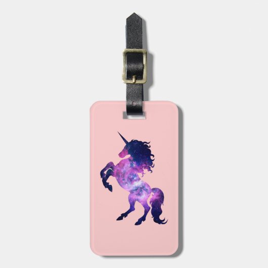 Étiquette À Bagage Licorne de l'espace (Devant Vertical)
